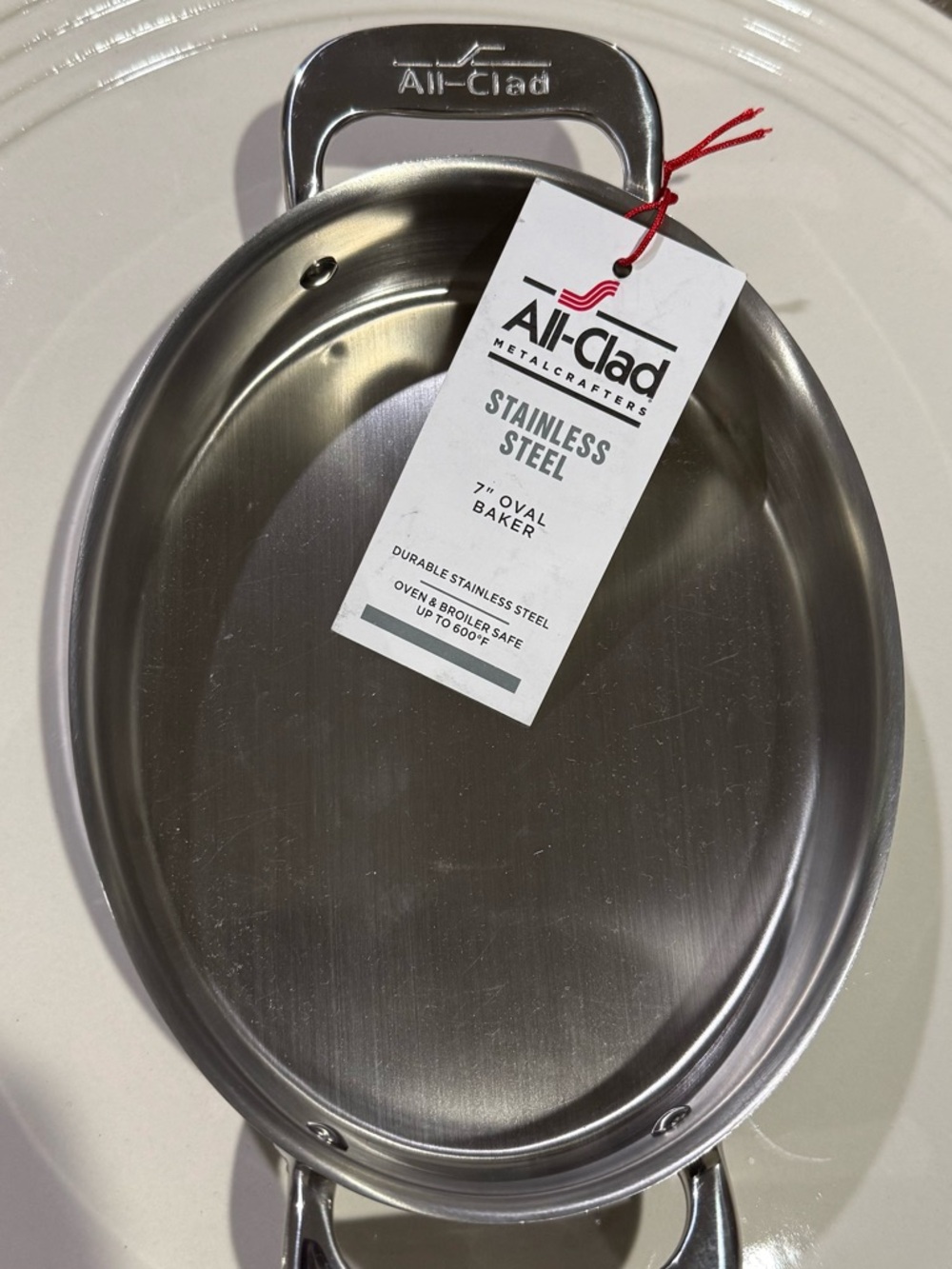 All-Clad Stainless Steel Mini Oval Baker 7” | Oven Safe 600° | New